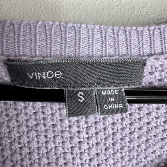 Vince Purple Knit Pull Over Sweater - Picture 5 of 6